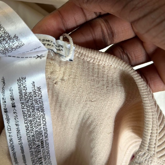 Zara Ribbed Rhinestones Croptop - Picture 9 of 9